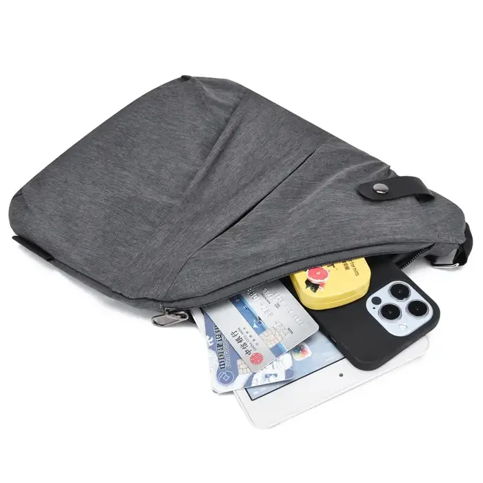 Marque hommes voyage affaires Fino sac Anti-effraction sac à bandoulière étui Anti-vol sangle de sécurité stockage numérique sacs de poitrine rюкзак