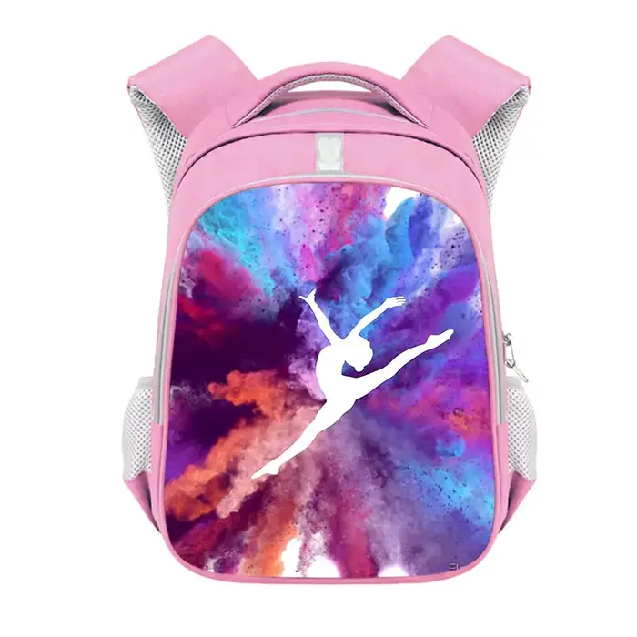 Sac à dos imprimé de gymnastique rythmique pour filles