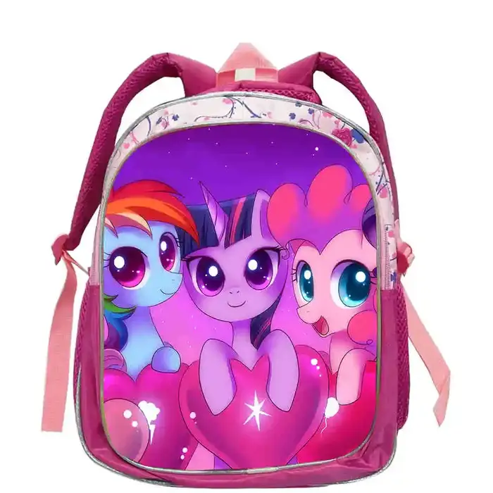 Sac à dos rose My Little Pony Rainbow Equestria, cartable de maternelle, sac à double épaule, sac de