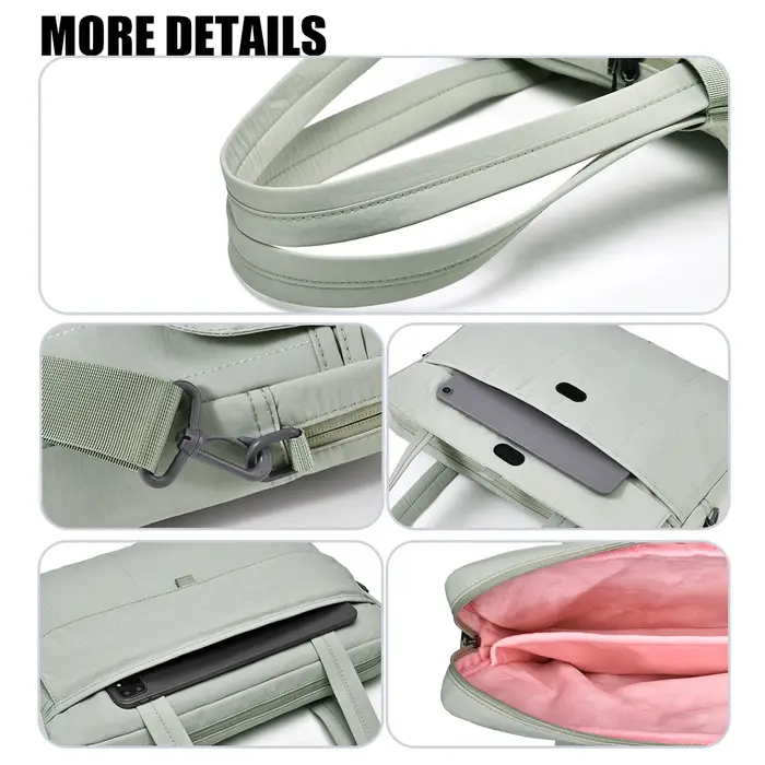 Sac pour ordinateur portable 16 pouces, sac à bandoulière haut de gamme pour tablette 14 pouces, sac à main pour femme, sac à bandoulière simple pour ordinateur portable 15 pouces, sac de protection p