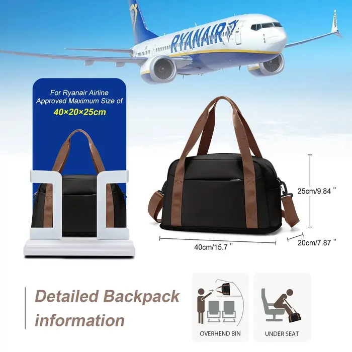 Sac de cabine 40x20x25 Ryanair