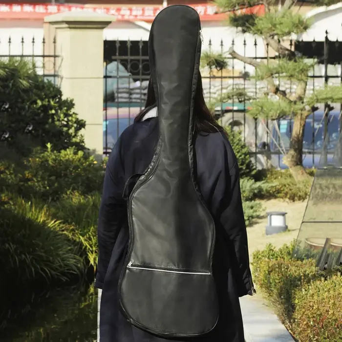 Sac à dos étanche en coton noir