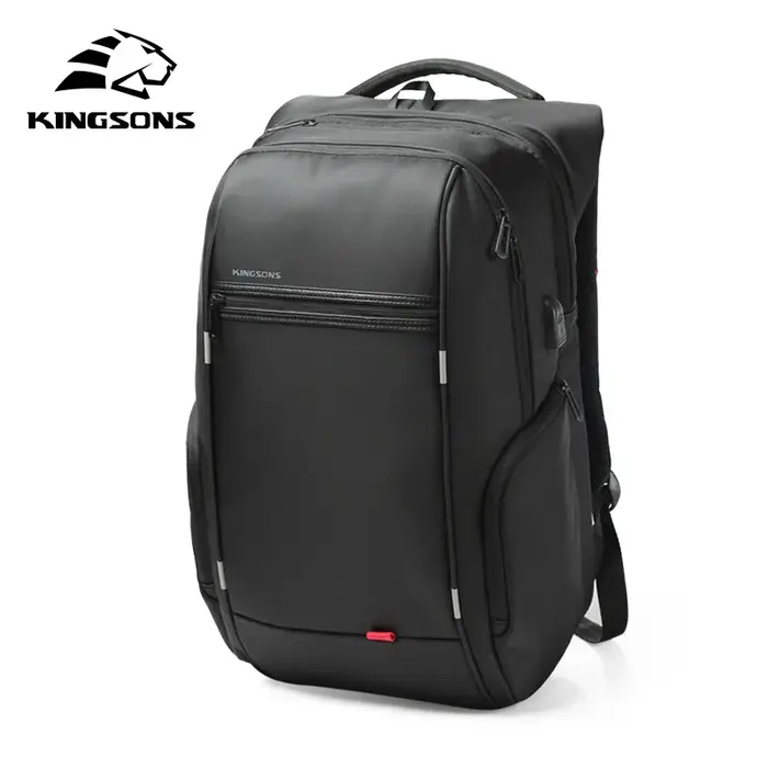 Kingsons étanche hommes femmes sac à dos USB charge mâle femme école sacs à dos antivol sac à dos po