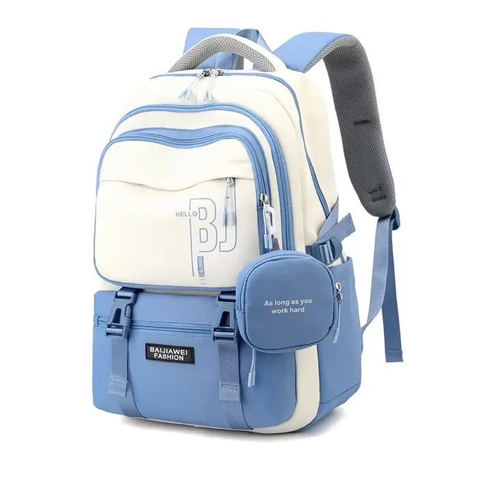 Célèbre marque concepteur BAIJIAWEI enfants sac à dos avec sac à main lycéen sacs d'école