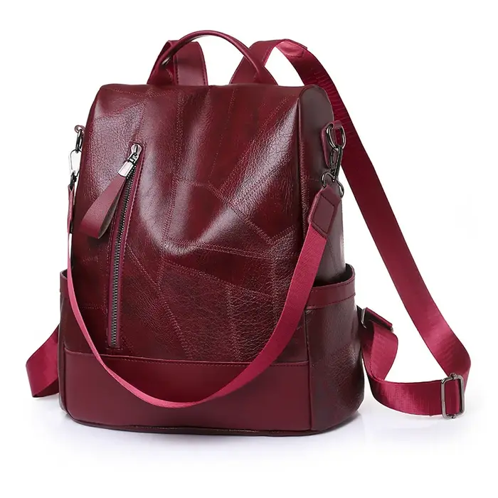 Collège femmes sac à dos concepteur en cuir souple Vintage Packbag femme voyage sac à dos sacs d'éco