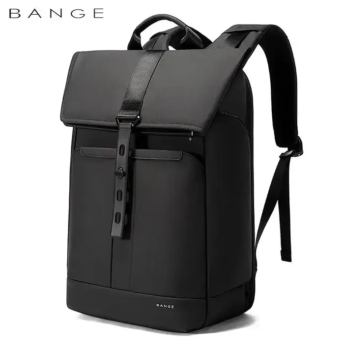 BANGE 15.6 pouces sac à dos de cabine pour ordinateur portable hommes sac de voyage multi-compartime