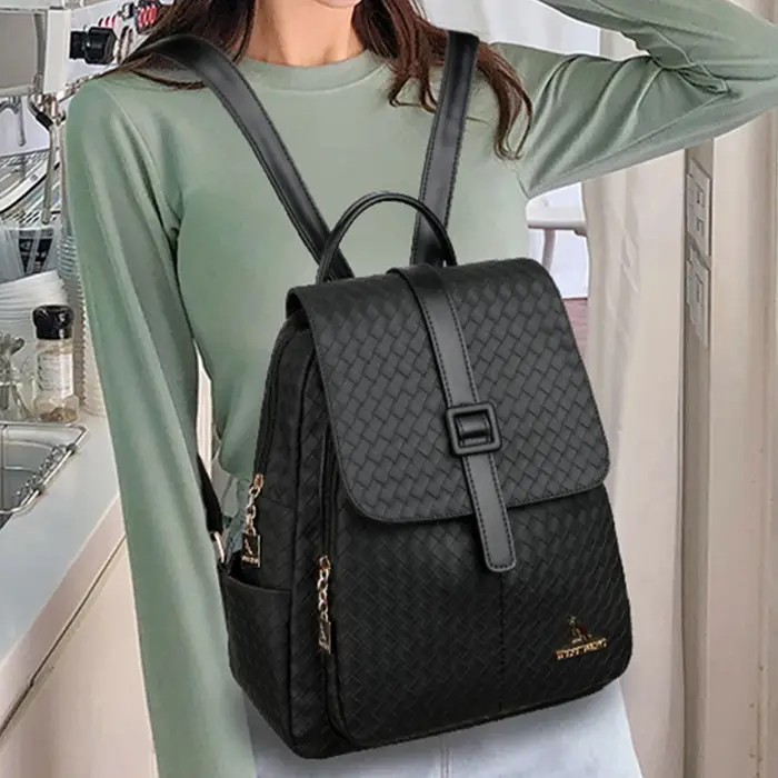 Sac à Dos femme voyage grand Sac à Dos en cuir PU Sac à Main cartable Mochila pour filles Sac