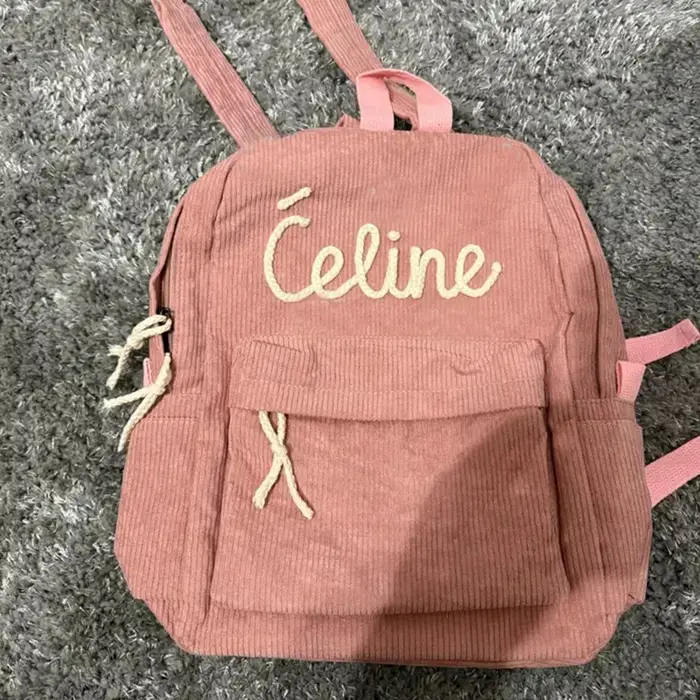 Sac à dos personnalisé avec monogramme
