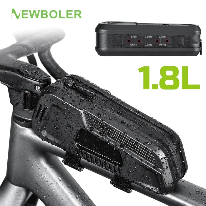 NEWBOLER Sac de vélo étanche pour cadre de vélo