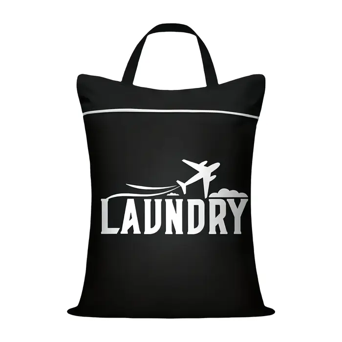 Sac à linge de voyage avec poignée
