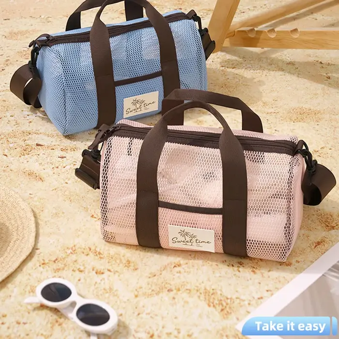 Sac de plage en maille respirante