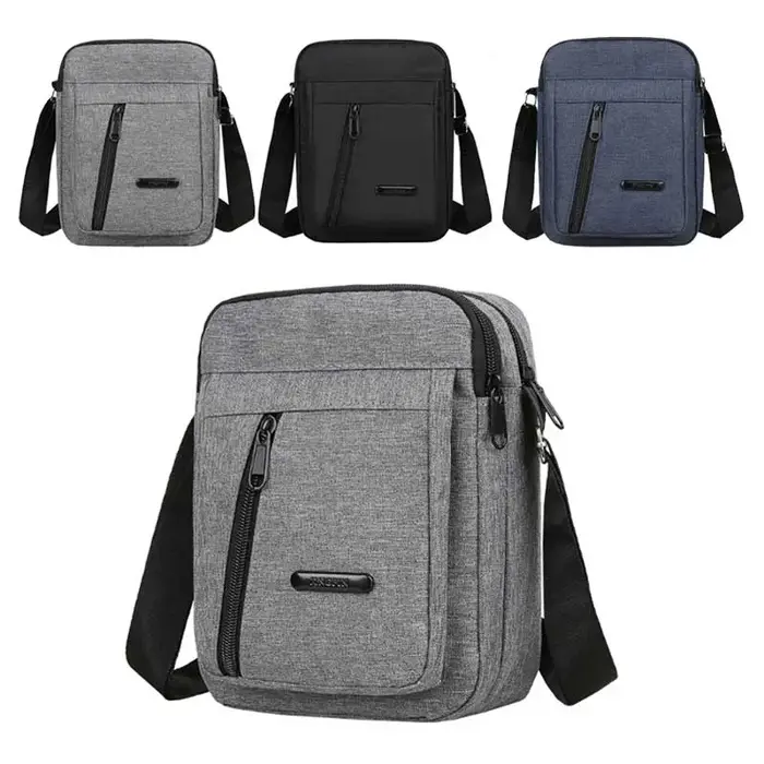 Sac à bandoulière en toile de Sport pour hommes polyvalent réglable adapté aux vêtements d'affaires et décontractés parfait pour les sacs à main de voyage Bolsa