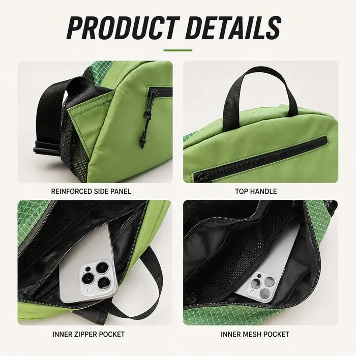 Sac de poitrine léger pour sports de plein air