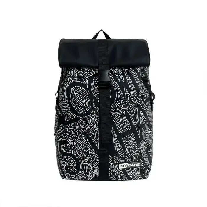 Style coréen, sac à dos double de sport décontracté de voyage en plein air à la mode pour hommes avec sensation haut de