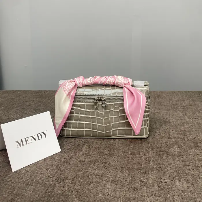 Sac à main en cuir pour femmes, sac à bandoulière de petite taille 19CM, pochette à motif Crocodile,