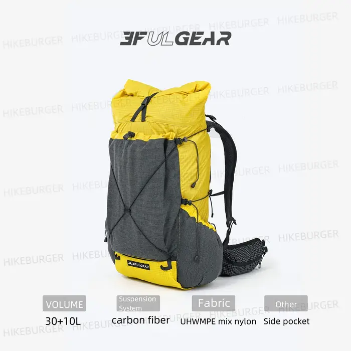 Sac à dos 3F UL GEAR Tutor Ultra pour le camping en plein air