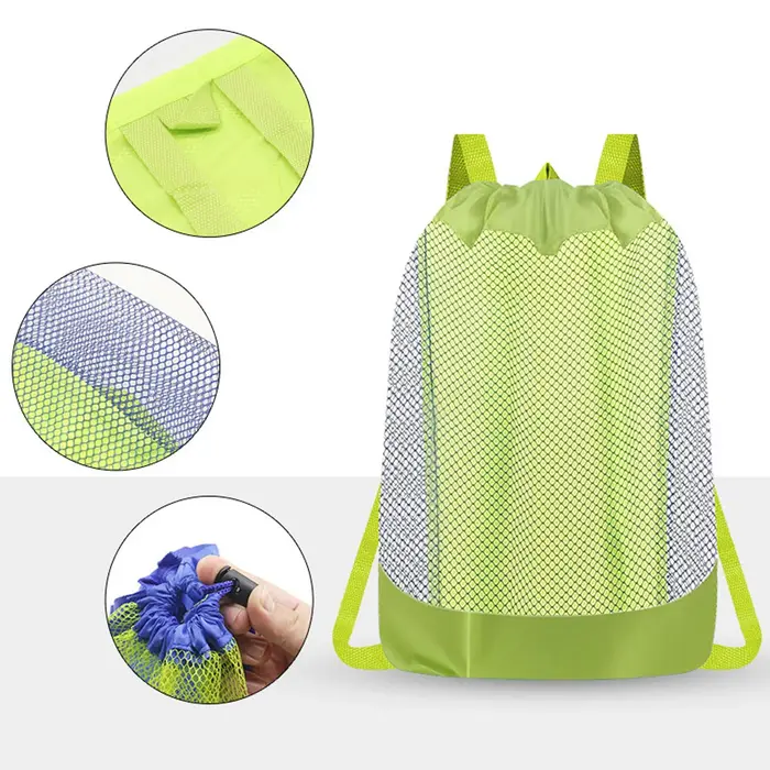 Sac de plage pliable et Portable en maille
