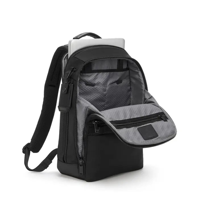 Sac à dos pour homme, pour les déplacements professionnels, en nylon balistique, noir pur, imperméab
