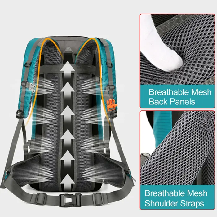 70L randonnée sac à dos Camping escalade sac à dos voyage Trekking sac alpinisme sac Sports de plein air sac à dos étanche