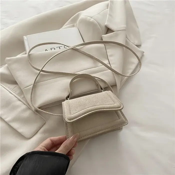Mode Mini sac à bandoulière pour femmes de haute qualité sac à bandoulière pour femmes couleur unie