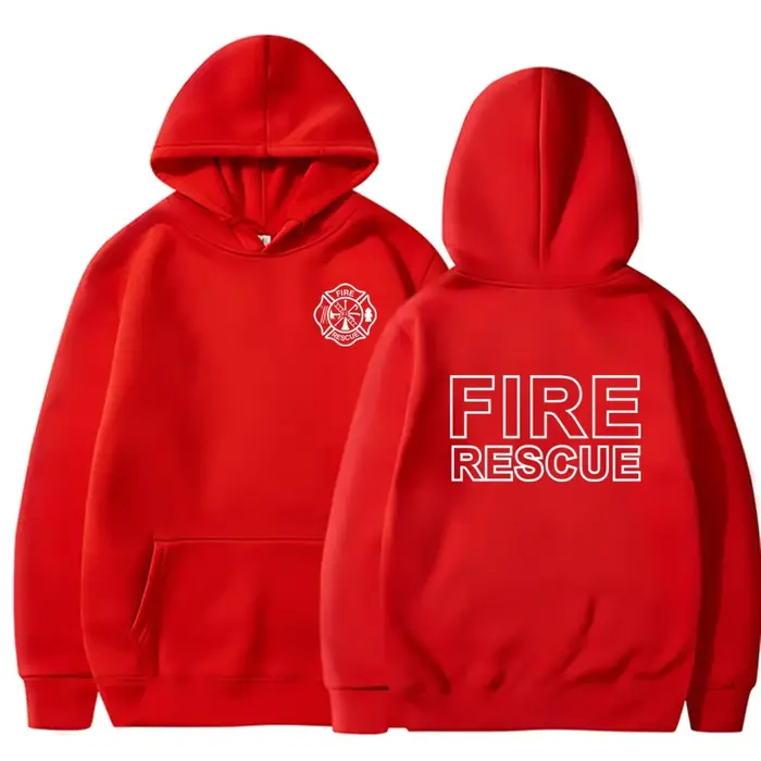 Sweat à capuche de pompier de sauvetage en cas d'incendie sweat-shirt de pompier drôle sweat à capuc