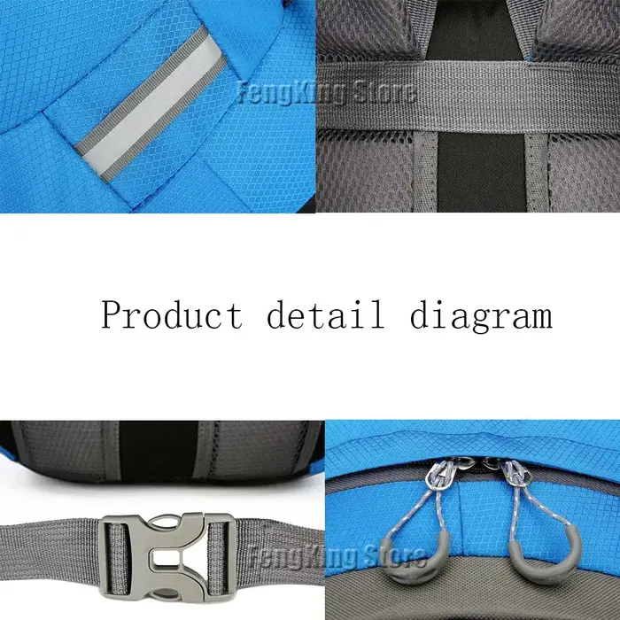 Nouveau sac d'alpinisme de sports de plein air 40L pour hommes et femmes sac à dos avec grande capacité pour les G1-125 ZONTES