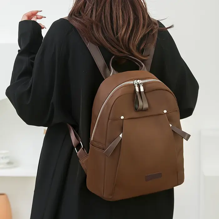 Sac à dos tendance pour femmes avec plusieurs compartiments