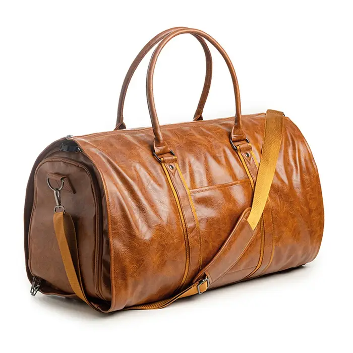 Sac de voyage en cuir pliable