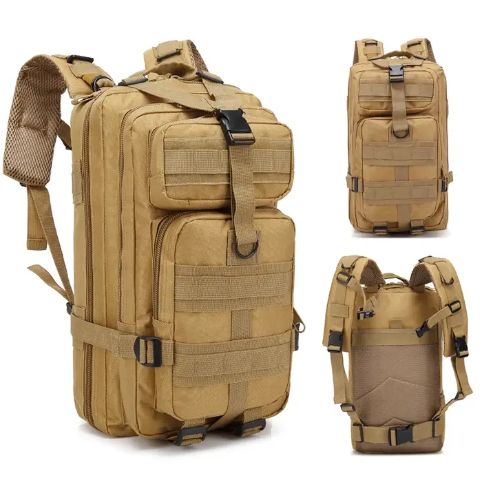 Sac à dos tactique 20L-25L en nylon pour la randonnée
