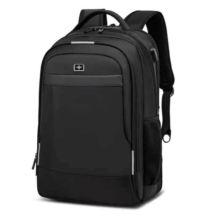 Sac à dos suisse pour hommes, grande capacité, pour ordinateur portable d'affaires, en Nylon résista