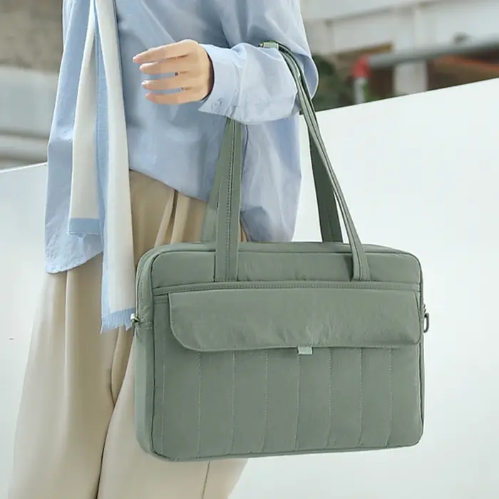 Sac pour ordinateur portable 16 pouces, sac à bandoulière haut de gamme pour tablette 14 pouces, sac à main pour femme, sac à bandoulière simple pour ordinateur portable 15 pouces, sac de protection p