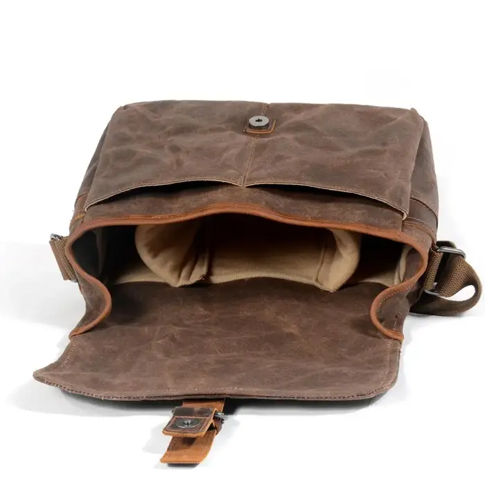 Sac à bandoulière vintage pour appareil photo reflex numérique