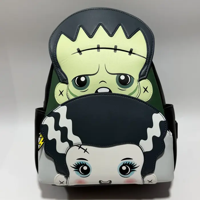 Mini sac à dos décontracté à imprimé de dessin animé à paillettes