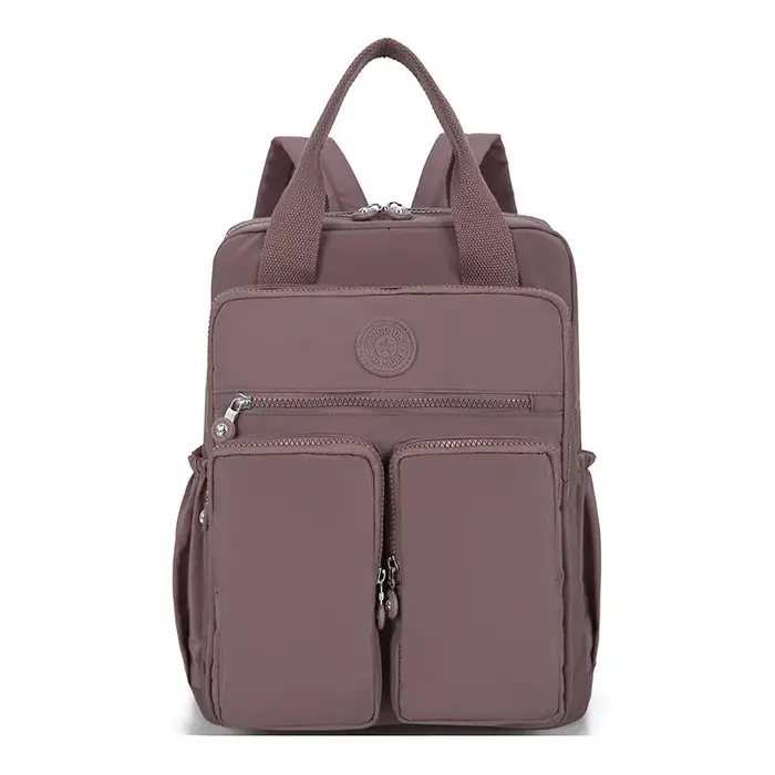 Sac d'école étudiant Version coréenne Junior lycéen mignon couleur unie sac à dos de haute qualité Double sacs à bandoulière