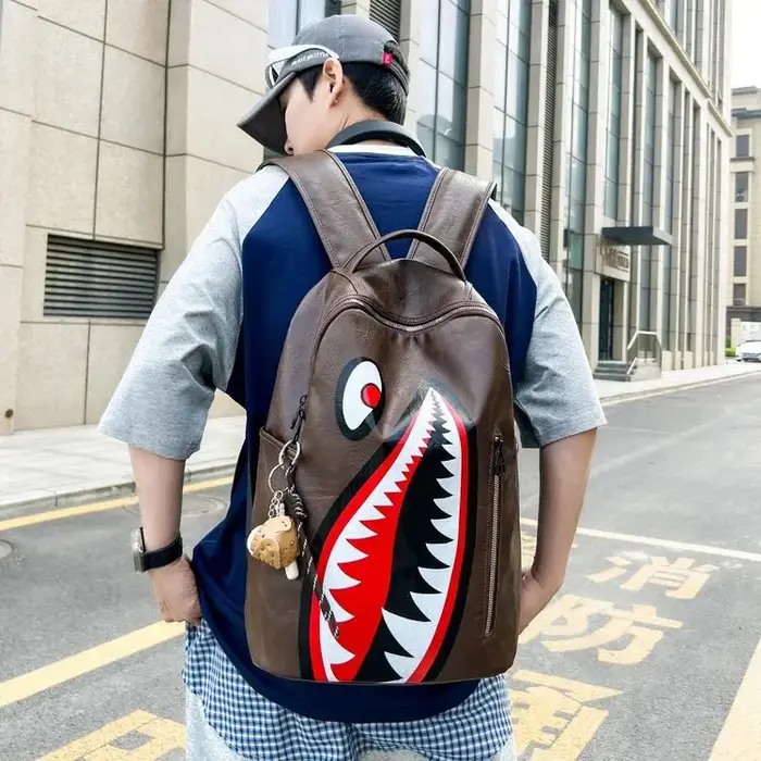 Sac à dos Cool Shark Mouth unisexe
