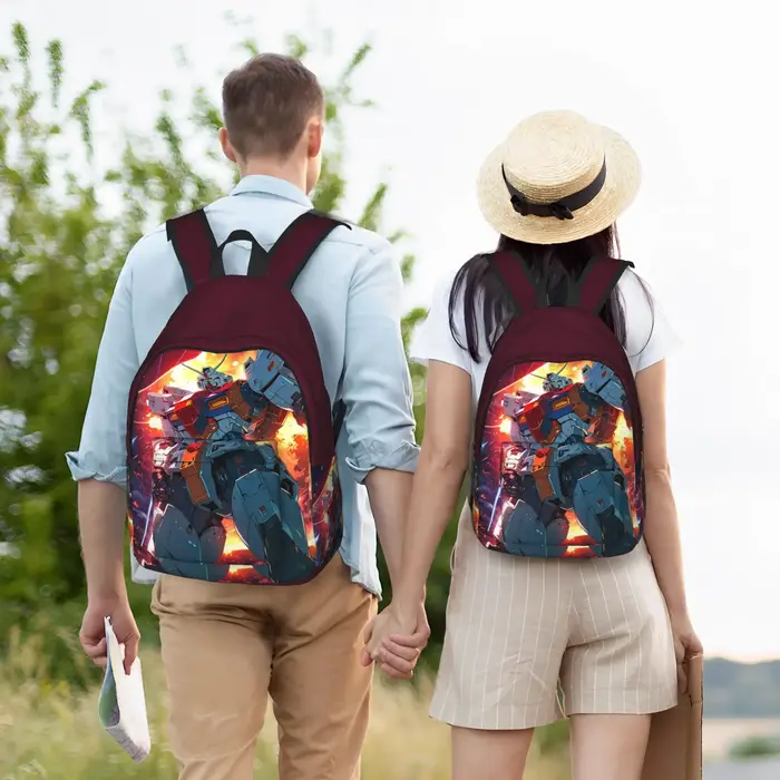 Sac d'école Gundam, saison de rentrée scolaire, Robot Movies (3), sac à dos portable