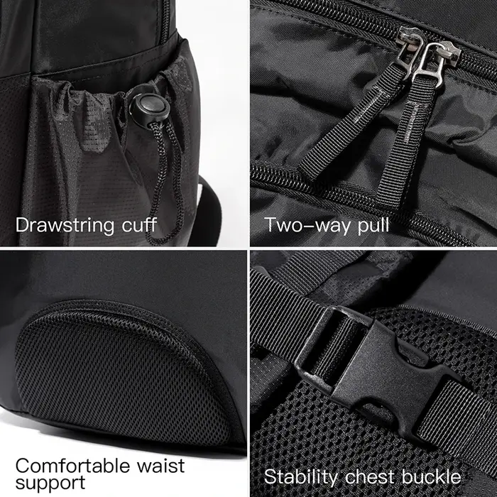 Fouvor hommes sacs à dos ordinateur portable voyage d'affaires avion cabine sac à dos sport décontracté