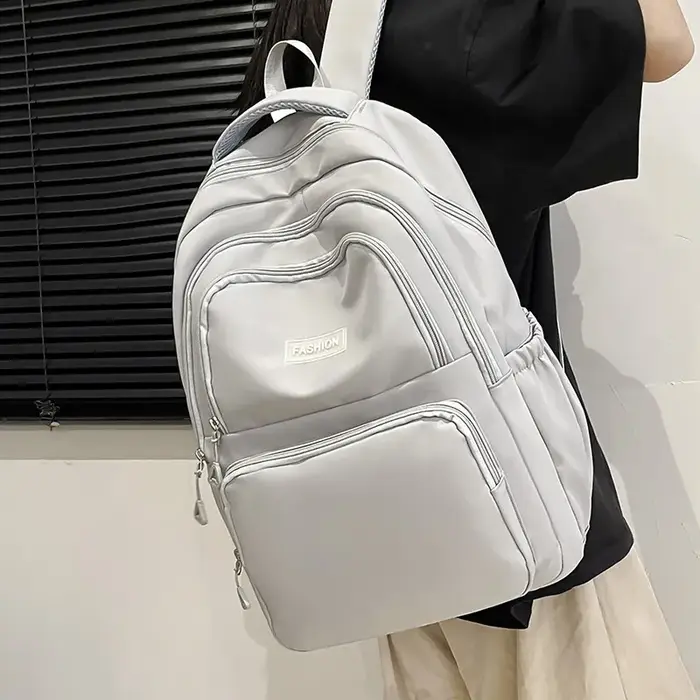 Sac à dos décontracté de grande capacité pour collégiens