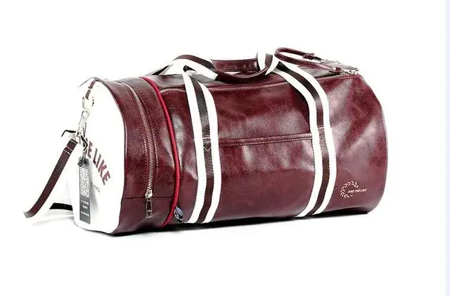 Sac de Sport en cuir imperméable pour femmes et hommes, sacs à bandoulière avec poche de rangement p