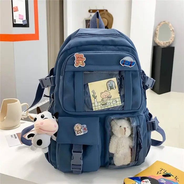 Sac à dos pour filles, sacs d'école mignons pour étudiants et adolescents
