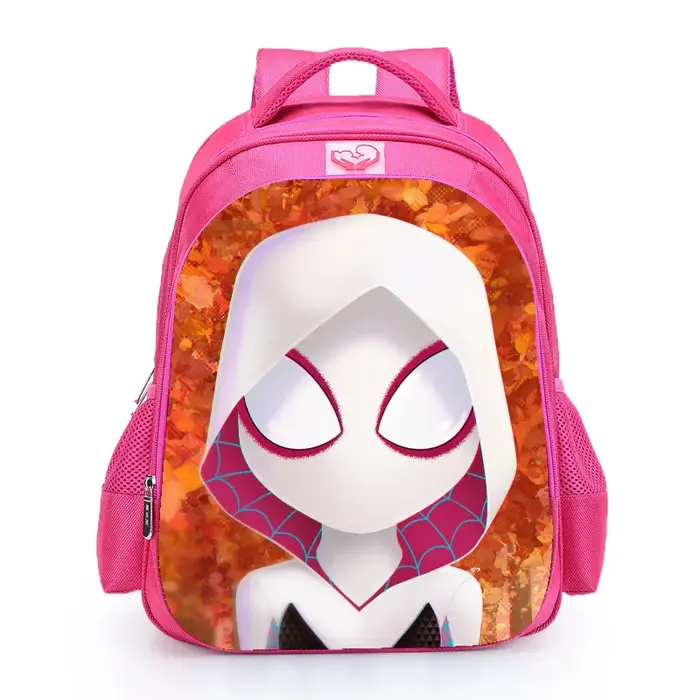 Sacs d'école princesse rose pour filles, sac à dos primaire pour enfants, sac à dos préscolaire à la