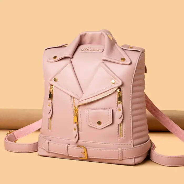 Anti-vol fermeture éclair femmes sac à dos 2026 moto épaule Jecket sac voyage grand sac à dos mode d