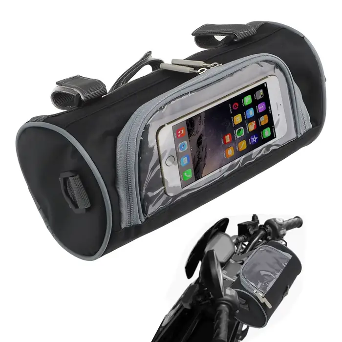 Sac à dos de Moto, sac de selle en cuir PU, pochette de rangement de bagages à moteur, support de sa