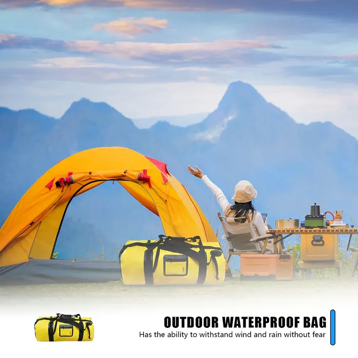 Sac de sport et de voyage étanche 120L pour activités de plein air