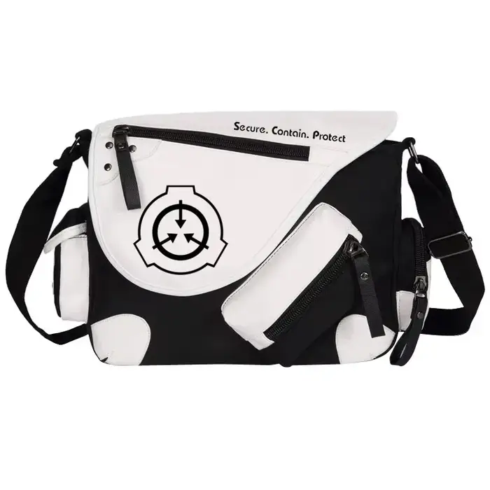 Sac messager en cuir PU pour hommes et femmes, sac d'école SCP, sacs initiés, procédures spéciales A