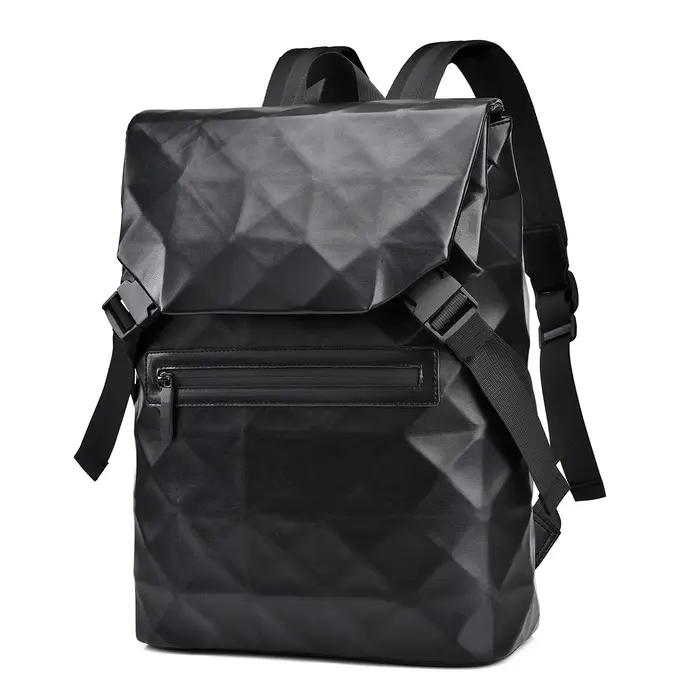 Sac à dos à motif géométrique pour hommes