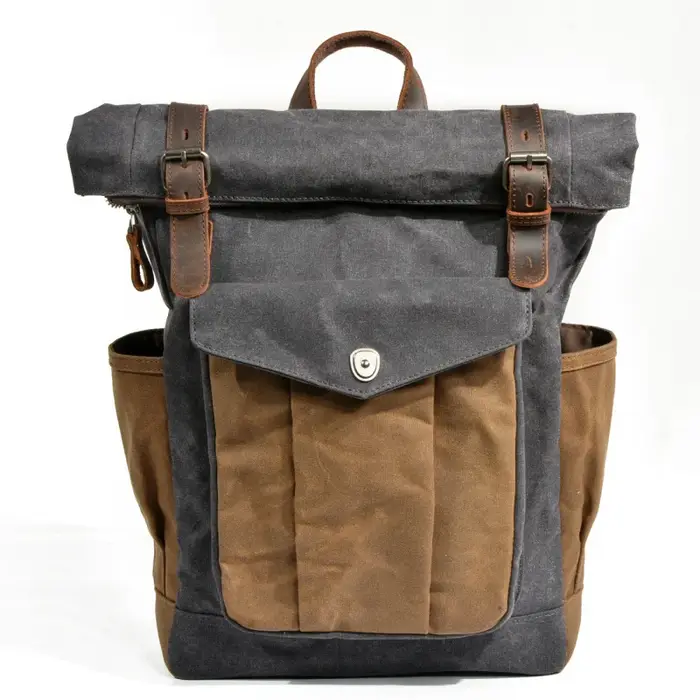 Sac à dos rétro - sac à double bandoulière pour hommes et femmes