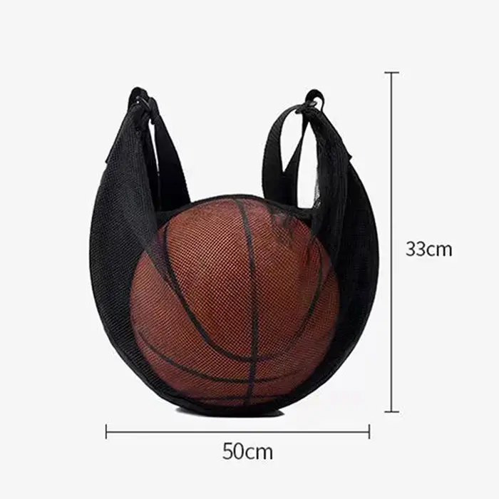 Sac à balle unique avec poche à fermeture éclair
