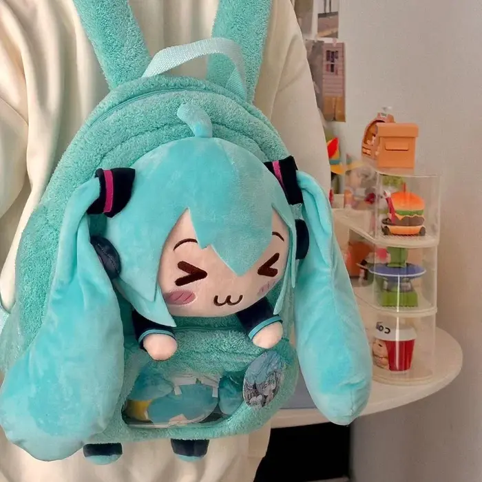 Anime Hatsune Miku Ita sac à dos Cosplay Vocaloid hommes femmes sacs à dos en peluche Itabag Kawaii 
