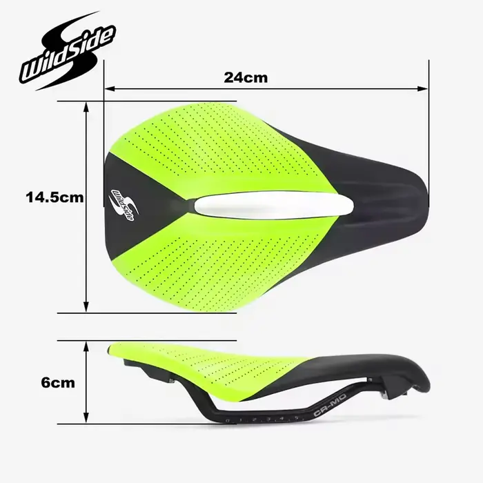 Wildside selle de course de vélo à nez court cyclisme sur route